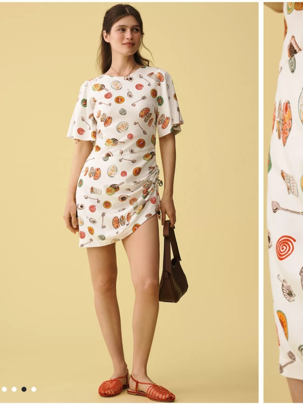 Lisa Says Gah Caviar Dreams Belle Linen Blend Dress
